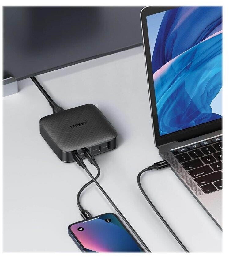 Test Ugreen Desktop Charger: Un chargeur USB-C de bureau 100W rapide et  compact