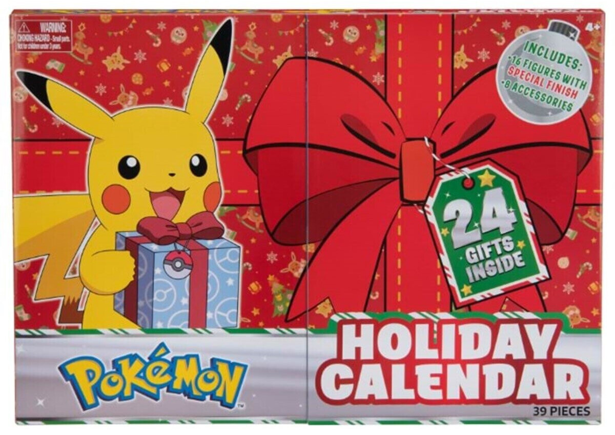 Bandai - Pokémon - Calendrier de l'avent Pokémon 2023-16 figurines