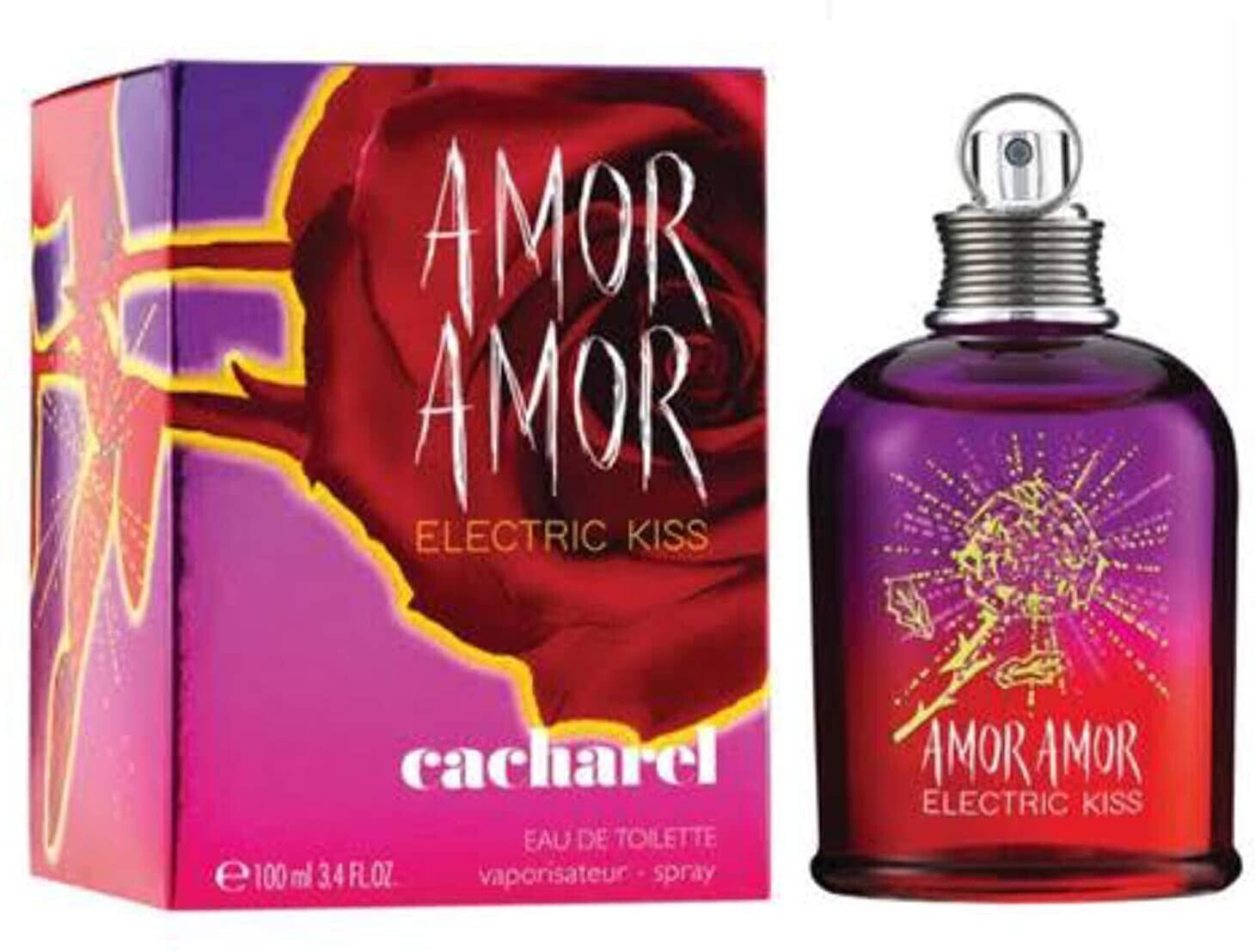 Photos - Women's Fragrance Cacharel Amor Amor Electric Kiss Eau de Toilette 100ml 