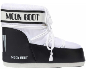 black and white moon boots
