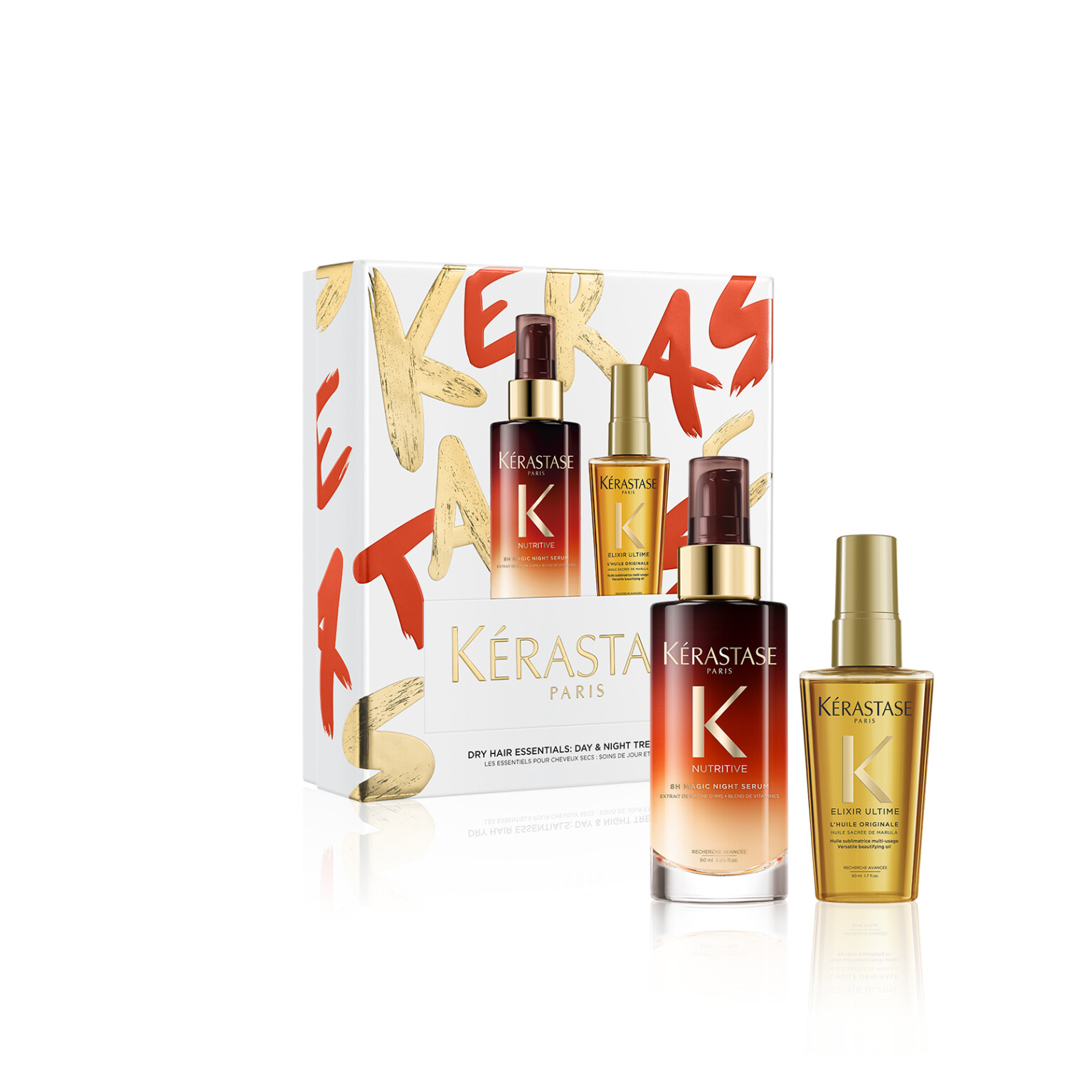 Kérastase Coffret Nutritive Elixir Xmas Set (hair oil 50 ml + hair serum 90 ml)