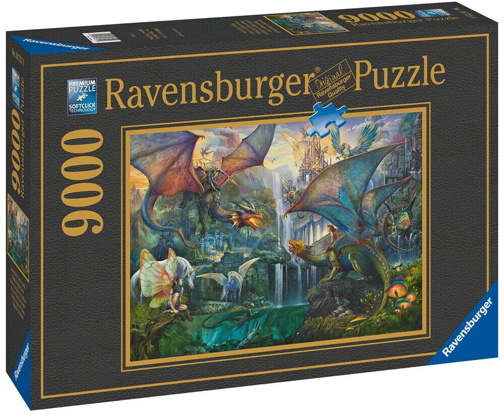 Photos - Jigsaw Puzzle / Mosaic Ravensburger Magical Dragon Forest  (9000 Pieces)