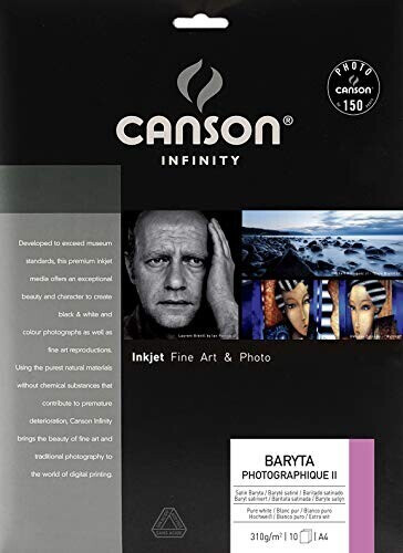 Canson Baryta Photographique II A4 310g 10 sheets (C400110547)