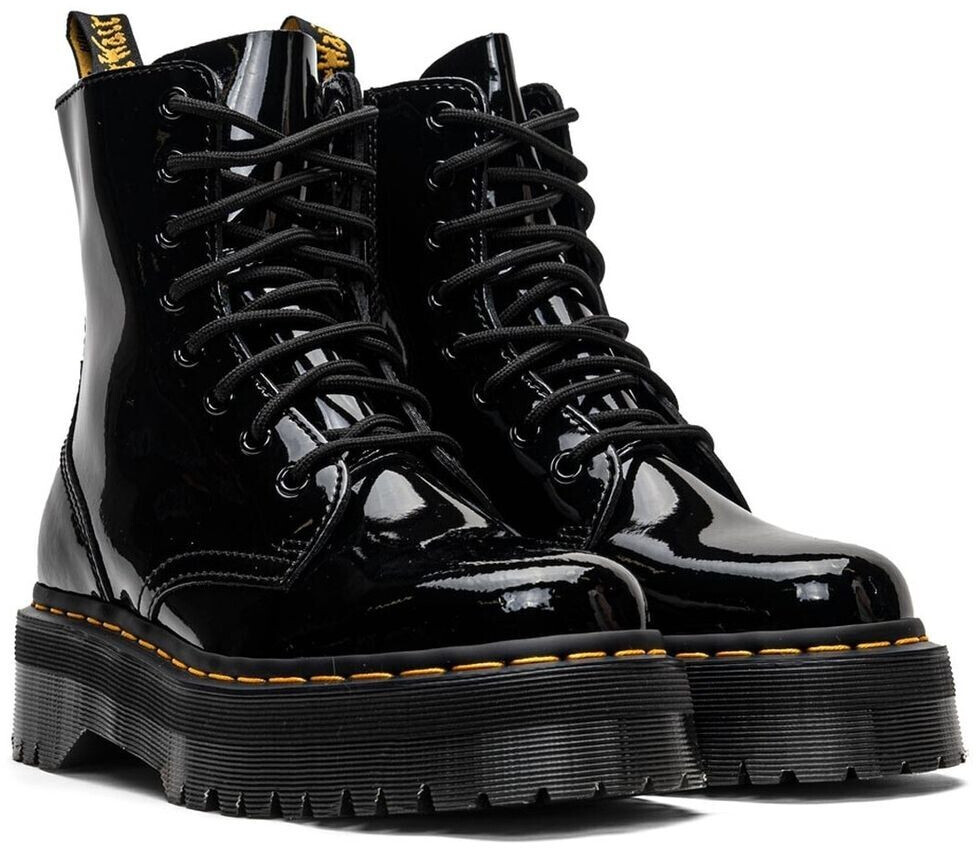 Black shiny doc martens store