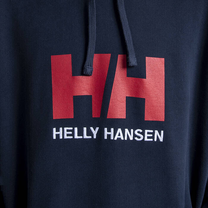Sudadera Helly Hansen Logo Hoodie Mujer Navy. Oferta y comprar.