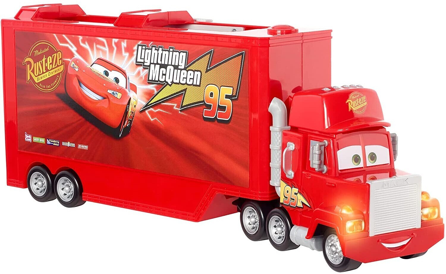 Cars Disney Pixar - Transporteur Mack rouge, sons et lumières