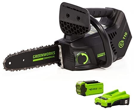 Greenworks Tronçonneuse sans fil GD40TCSK2 (avec batterie et chargeur)