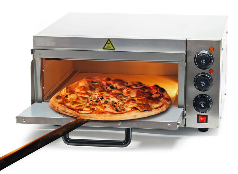 Wiltec Four à pizza avec brique réfractaire