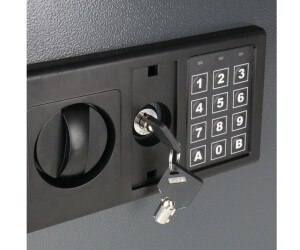 Schlüsselbox 4er Zahlenkombination, HMF 326-02, 12,2 x 8,7 x 4 cm, schwarz  - Schlüsseltresore und Schlüsselausgabe - Sicherheit für Ihre Schlüssel
