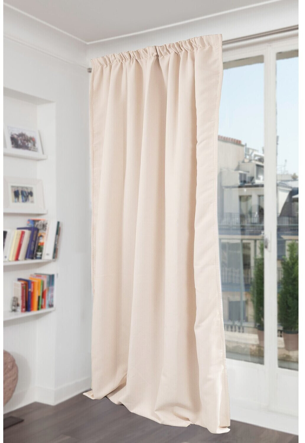 Moondream Noise Cancelling Curtain with Folding Tape 145x260cm Sand