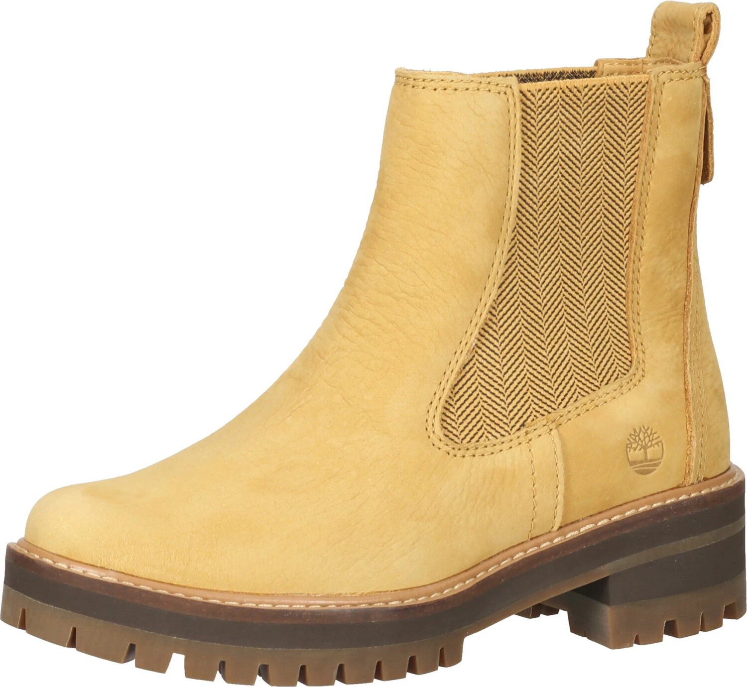 Timberland courmayeur valley yellow boot top