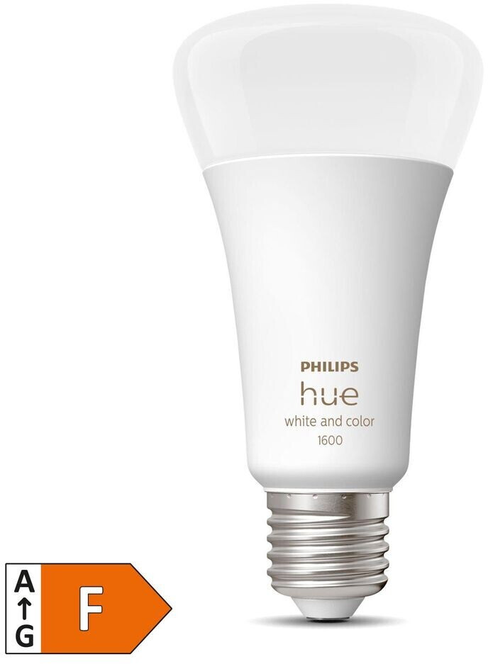 Philips Hue White & Color Ambiance E27 15W 1600lm RGBW (929002471601) a €  50,99 (oggi)