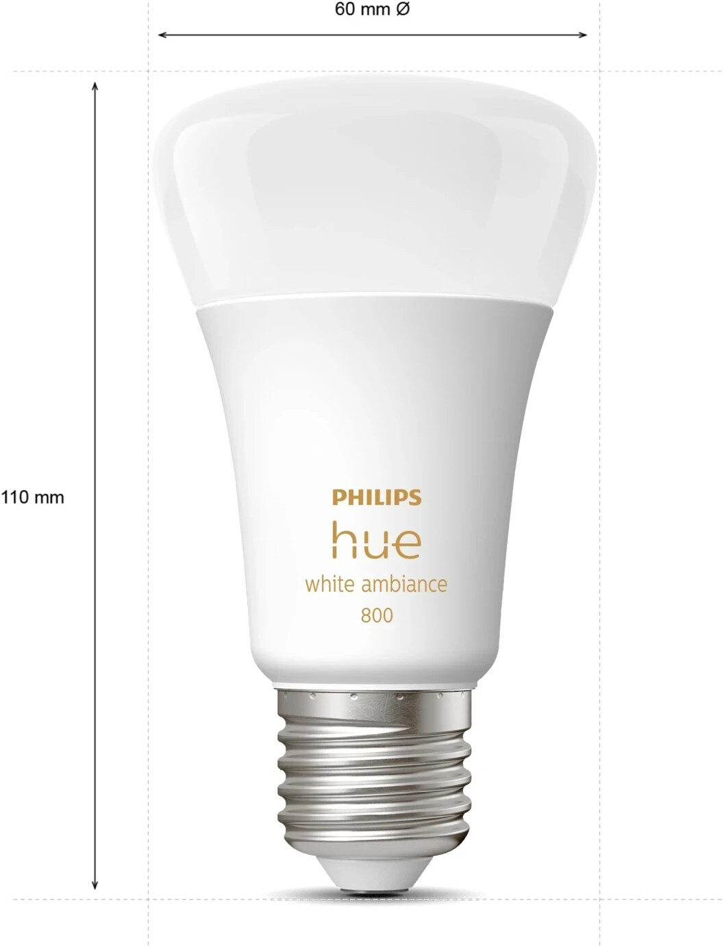 Comprar Bombilla inteligente G125 E27 White Ambiance de Philips Hue