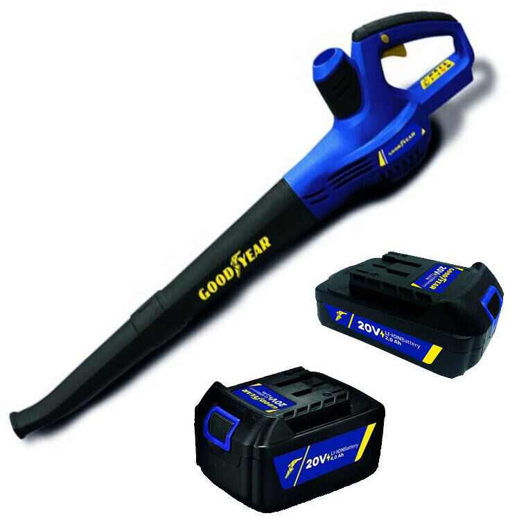 Goodyear Souffleur feuilles 2 batteries 20V avec chargeur