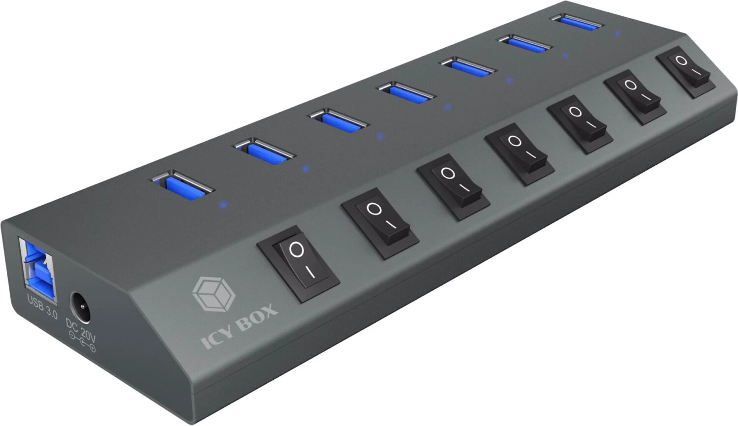 Raidsonic Icy Box 7-Port USB 3.0 Hub (IB-HUB1701-C3)