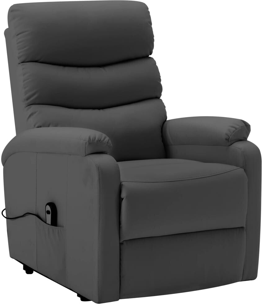 vidaXL Tv armchair with stand-up support, electric, Synthetic Leather (3212) Anthracite