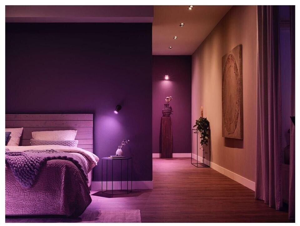 Philips Hue White Color Ambiance Starter Set 3x GU10 Bridge Dimmschalter 929001953113 ab 129 99 Preisvergleich bei idealo
