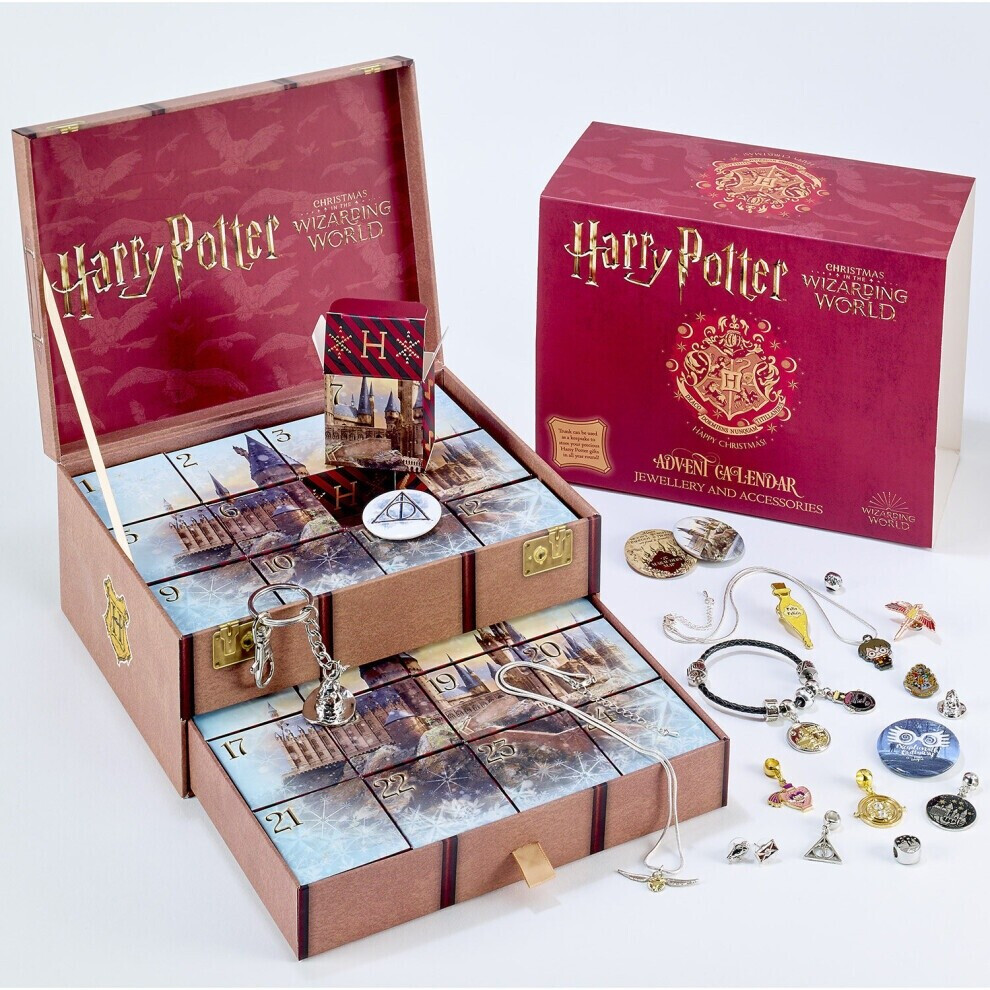 The Carat Shop Harry Potter Jewellery Box Keepsake Advent Calendar Au 