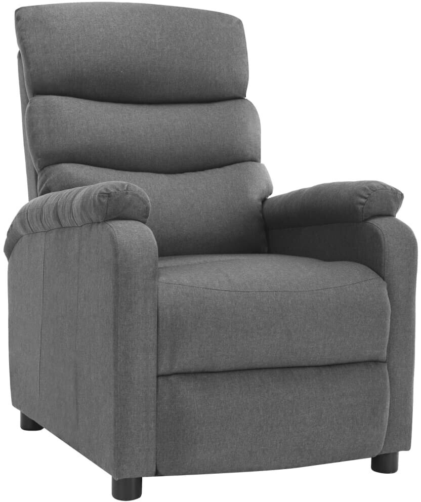 vidaXL Tv armchair with stand-up support, fabric (3212) Grey Light