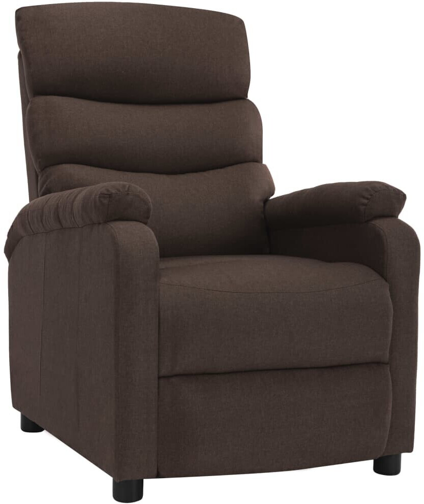 vidaXL Tv armchair with stand-up support, fabric (3212) Brown