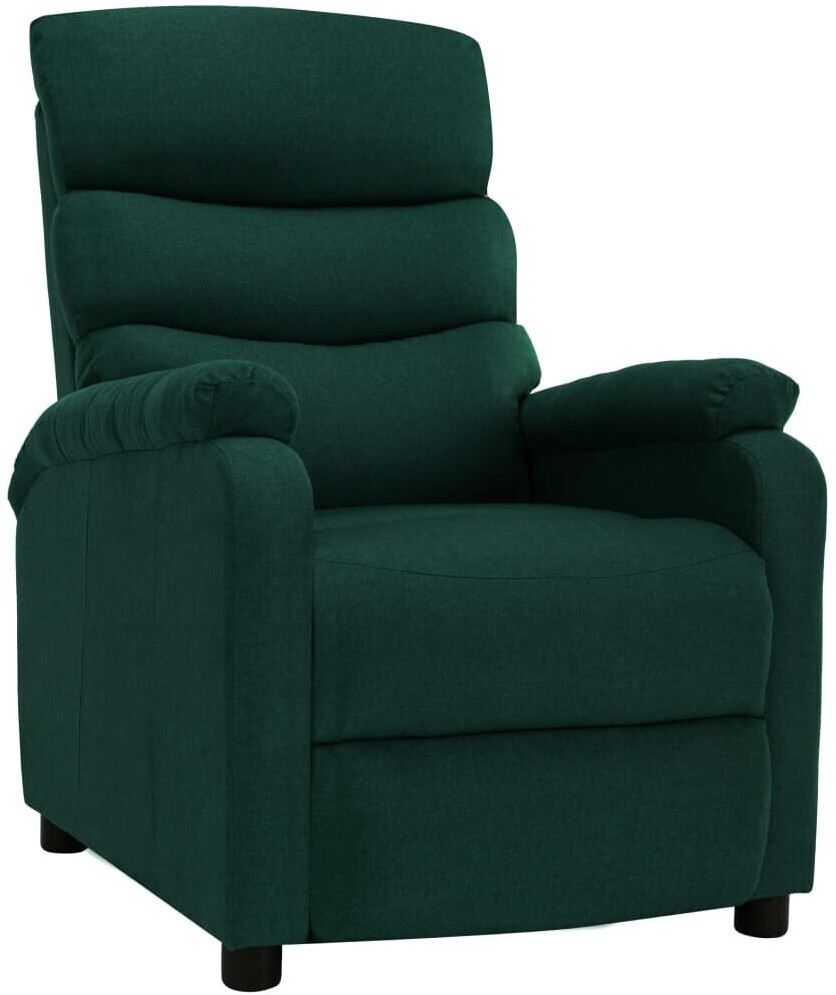 vidaXL Tv armchair with stand-up support, fabric (3212) Dark Green