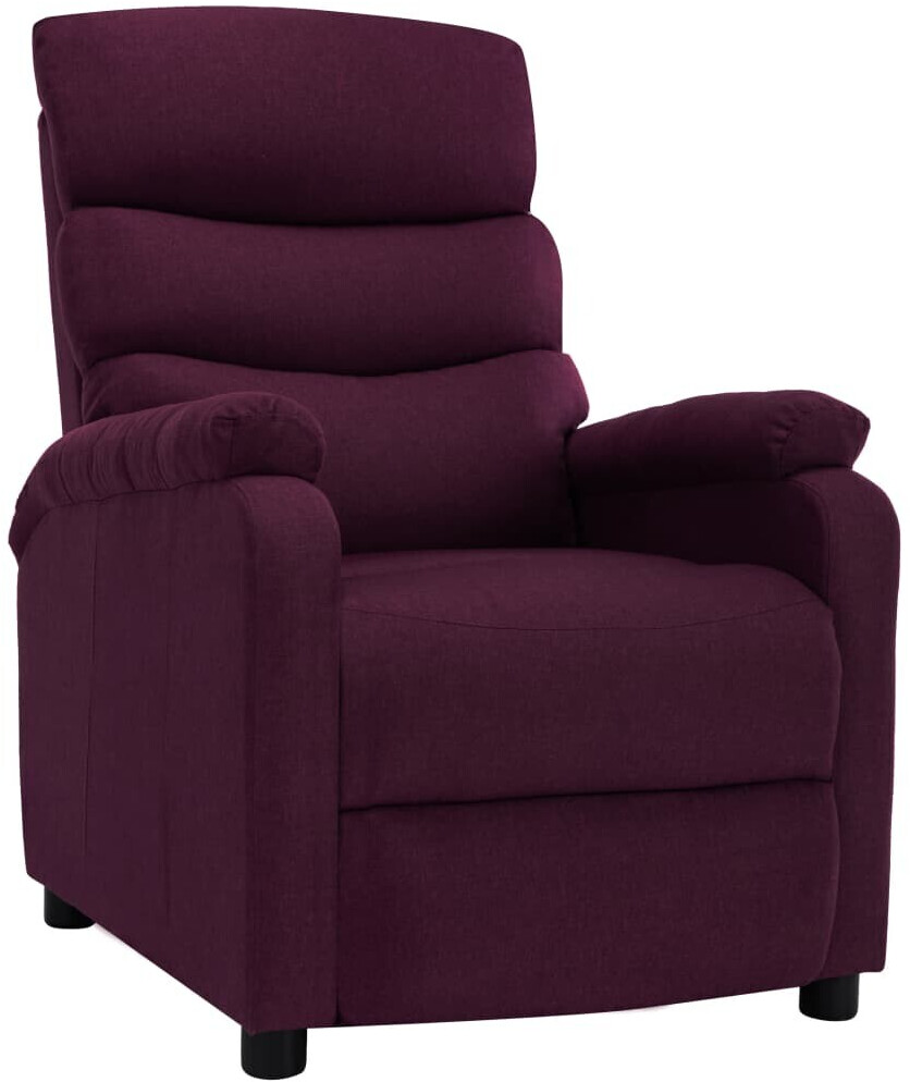 vidaXL Tv armchair with stand-up support, fabric (3212) Purple