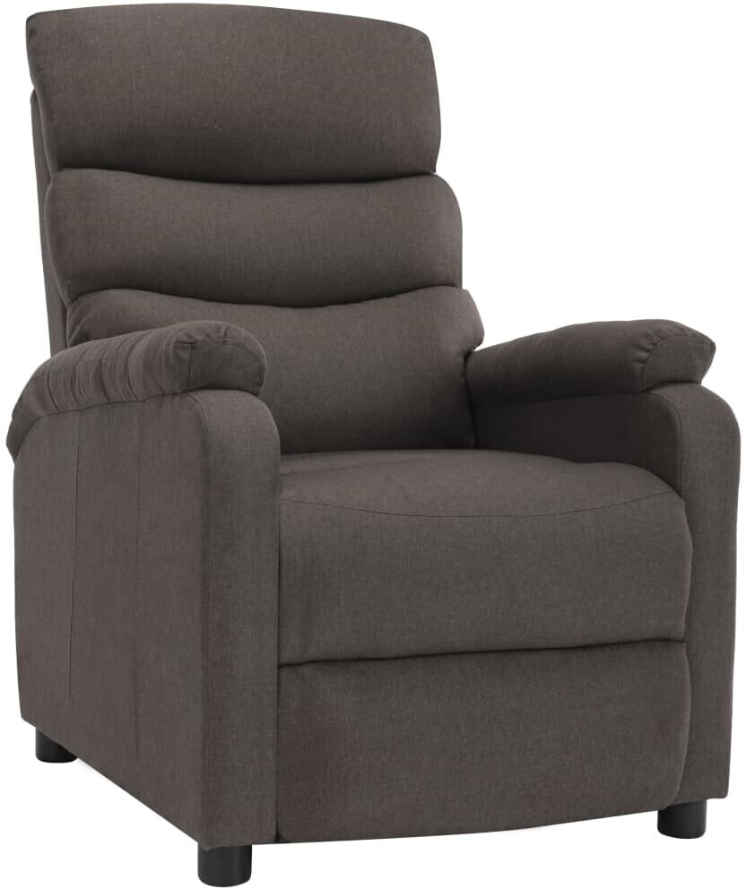 vidaXL Tv armchair with stand-up support, fabric (3212) Taupe