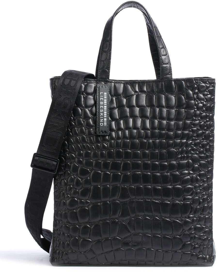 Liebeskind paper bag tote m black store
