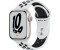 Apple Watch Series 7 Nike 41mm Aluminium Sportarmband Pure Platinum/Schwarz