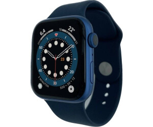 Apple Watch Series 9 Aluminium argent 45mm Bracelet Sport bleu