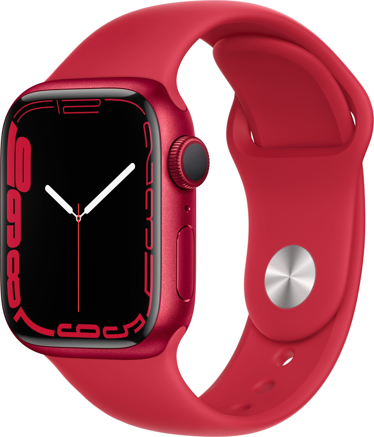 Apple Watch Series 7 GPS 41 mm aluminium bracelet rouge au