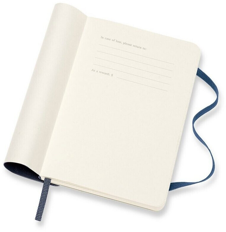 Moleskine 12 Monate Wochenkalender Horizontal A6 Softcover 2022 saphir