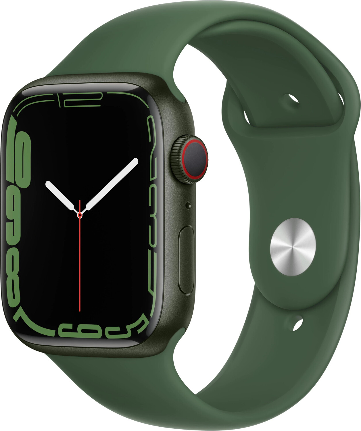 Apple Watch Series 7 Cellular 45mm alluminio con cinturino Sport trifoglio