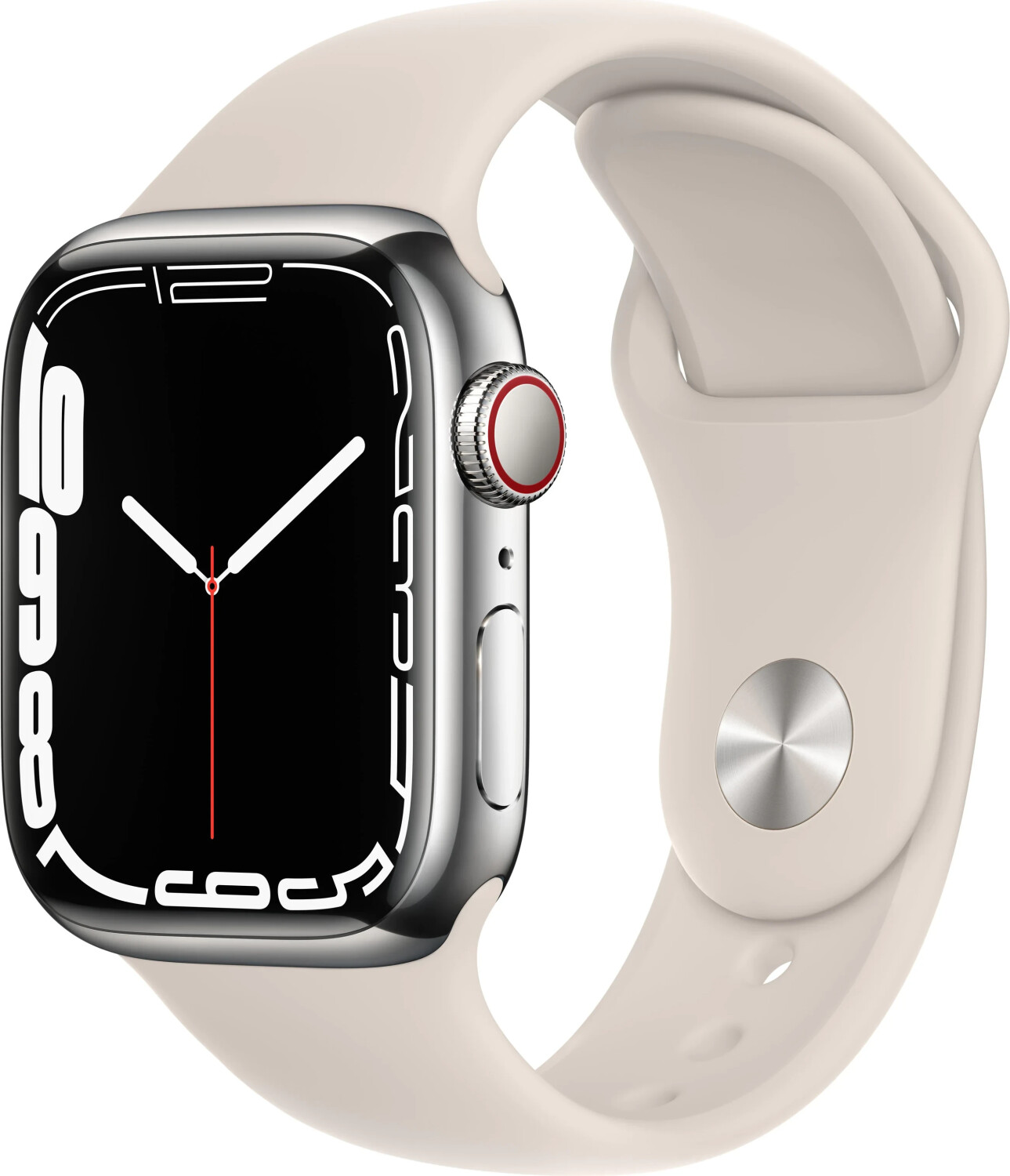 Apple Watch Series 7 4G 41mm Edelstahl Sportarmband Polarstern ab 379 95 Preisvergleich bei idealo
