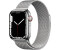 Apple Watch Series 7 4G 45mm Edelstahl Milanaise Armband Silber