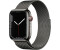 Apple Watch Series 7 4G 45mm Edelstahl Milanaise Armband Graphit