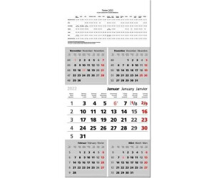STX 43759 5-Monatskalender 2022 5 Monate auf einem Blick