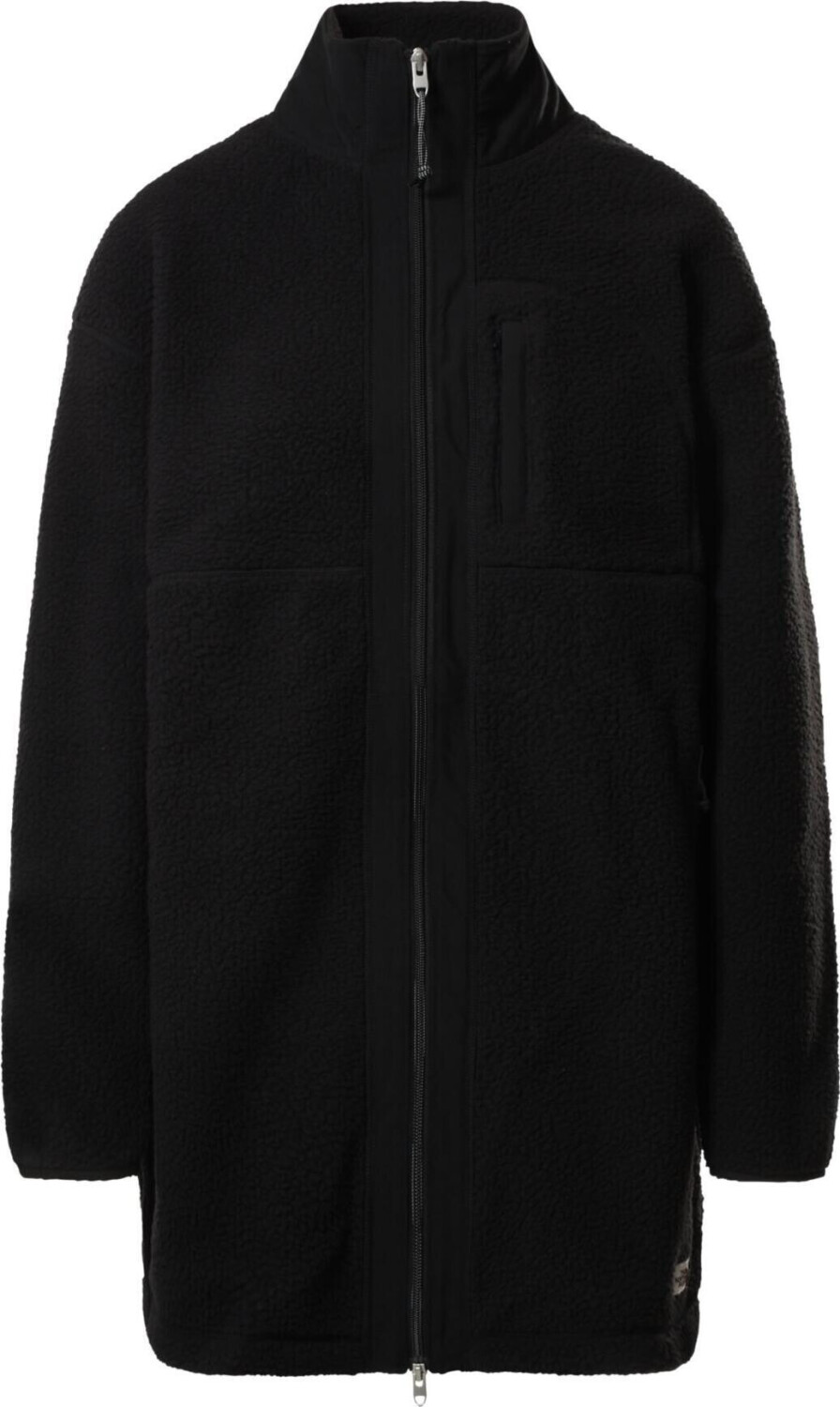 Black fleece coat store