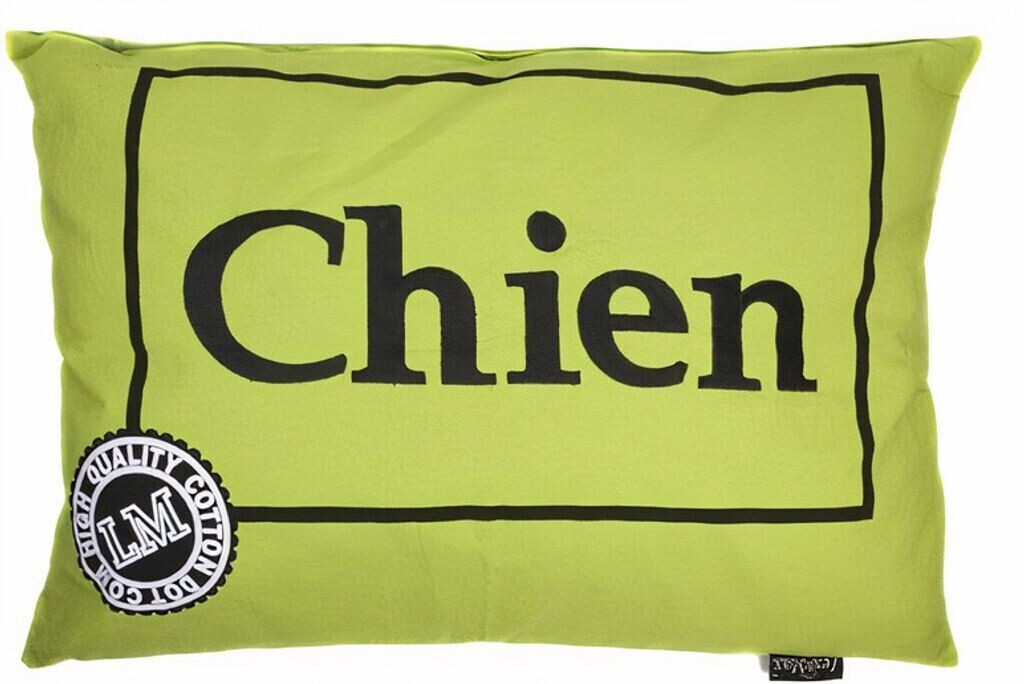 Lex & Max Dog Cushion Chien 100x70cm Green