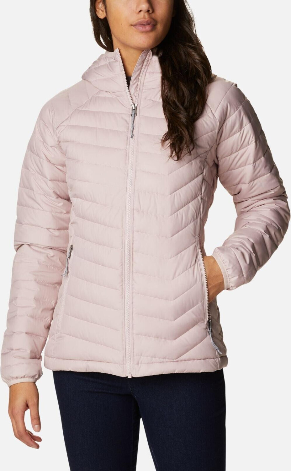Columbia Powder Lite Hoodie Jacket Woman mineral pink