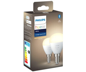Pack 2 ampoules LED intelligentes sphériques P45 Philips Hue