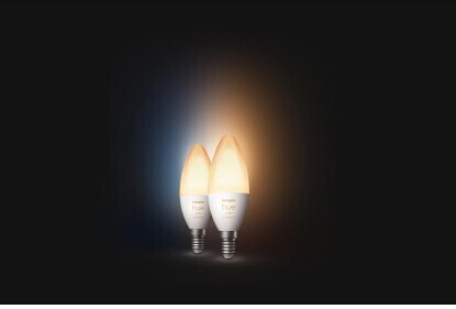 Buy Philips Hue White Ambience Candle E14 5,2W/270lm 2 Pcs. (929002294404)  from £41.99 (Today) – Best Deals on