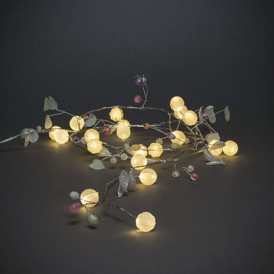 Konstsmide LED-Lichterkette mit Beeren und ab 20er | bei € Blättern warmweiß 1,6m Preisvergleich (3213-503) 16,99