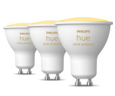 Bombilla LED G95 de cristal ambar Philips Equivalente a 50W