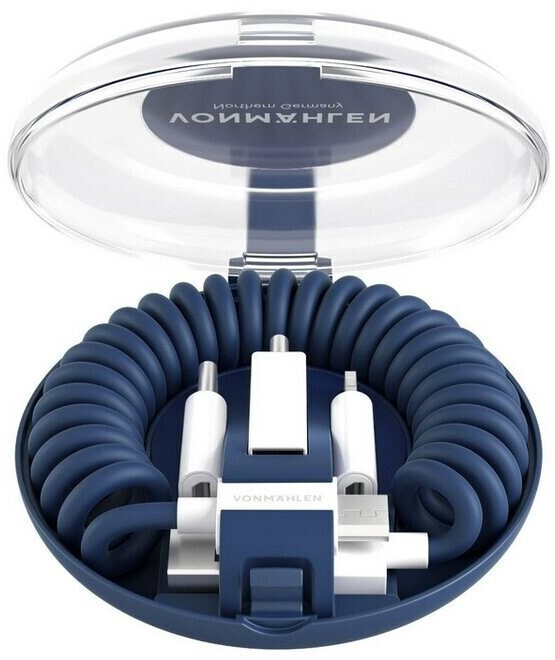 Vonmählen allroundo Cable USB-C/A to Lightning/Micro-USB Marine