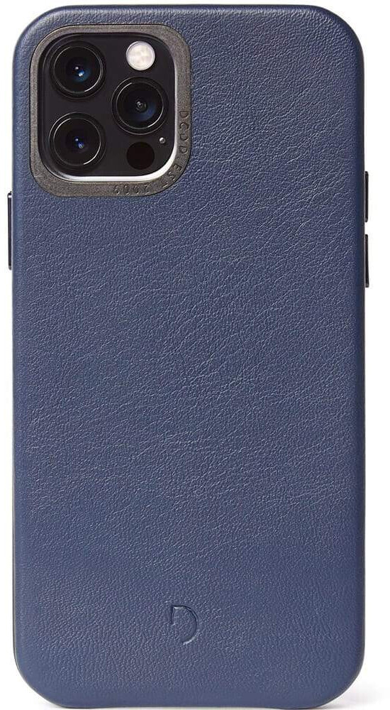 Decoded Leather Backcover with MagSafe (iPhone 12/12 Pro) Blue