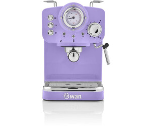 Swan SK22110PN Espresso Cafetière rétro Rose Swan SK22110PN Espresso Cafetière rétro Rose