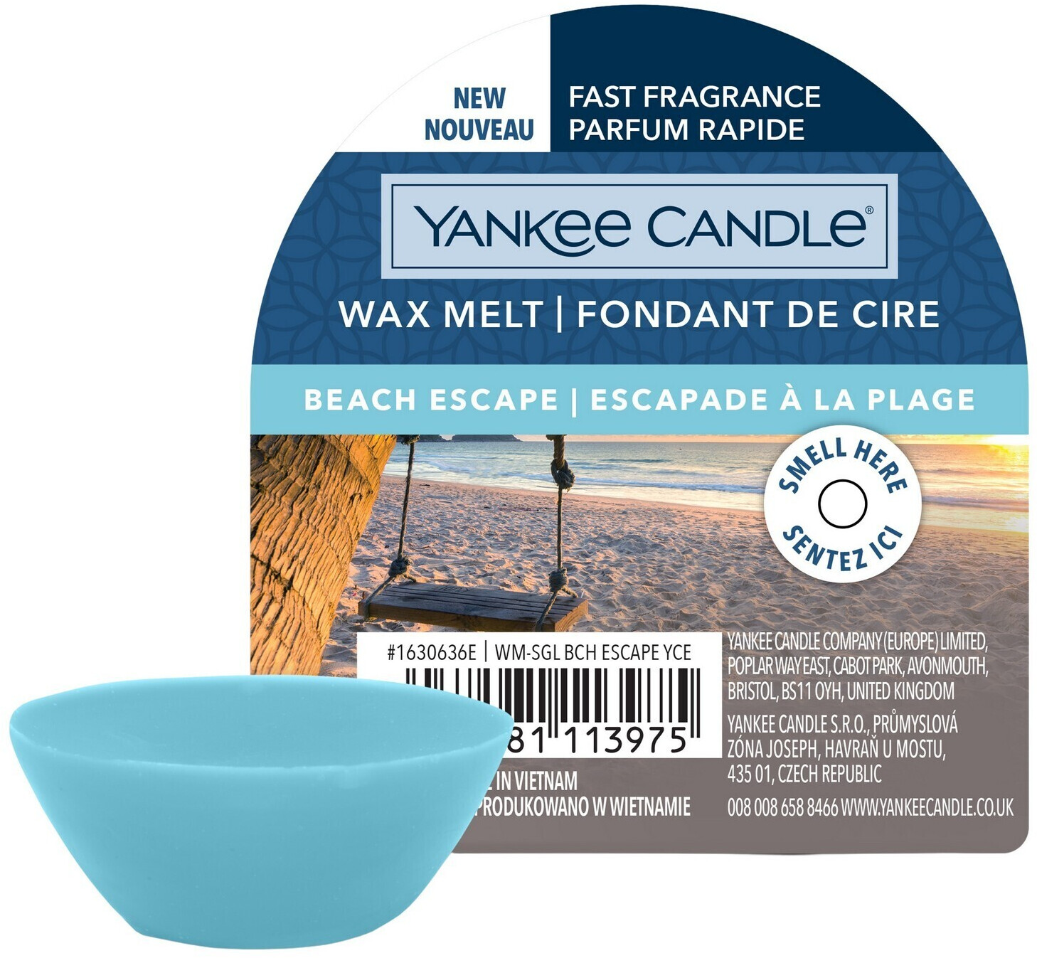 Yankee Candle Beach Escape Maple Wax Melt 22g