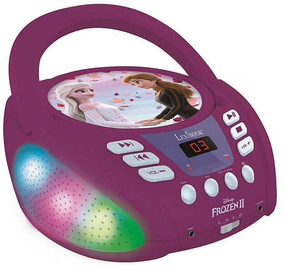 lexibook - Réveil projecteur Disney Princesses fonction minuteur - Radio,  lecteur CD/MP3 enfant - Rue du Commerce