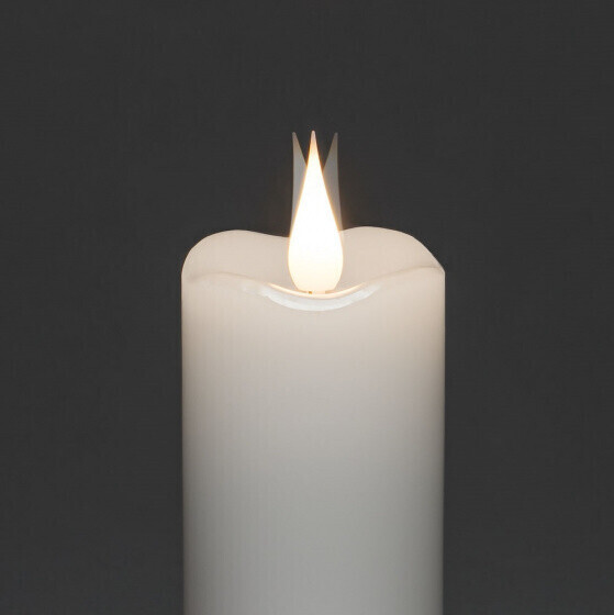 12,7 bei ab 5 cm x € | Konstsmide LED-Kerze (1827-100) 19,00 Preisvergleich wachsweiß